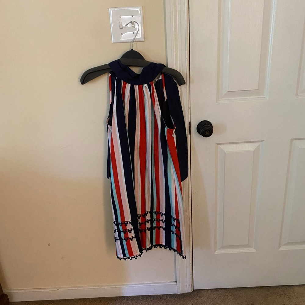multicolored dress